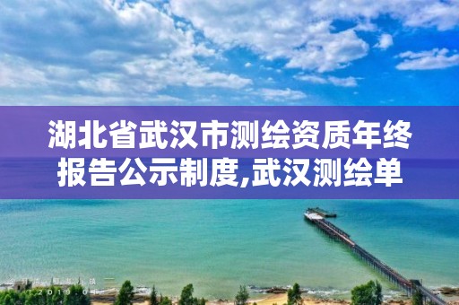 湖北省武汉市测绘资质年终报告公示制度,武汉测绘单位。