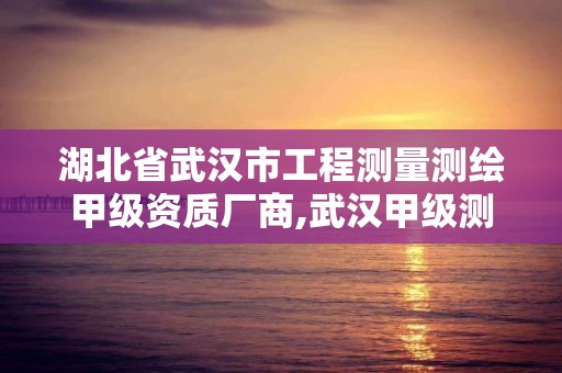 湖北省武汉市工程测量测绘甲级资质厂商,武汉甲级测绘资质名录。