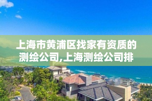 上海市黄浦区找家有资质的测绘公司,上海测绘公司排名。