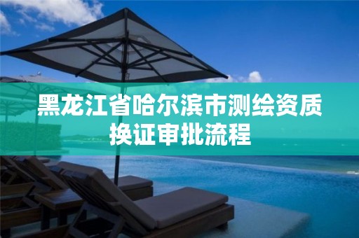 黑龙江省哈尔滨市测绘资质换证审批流程