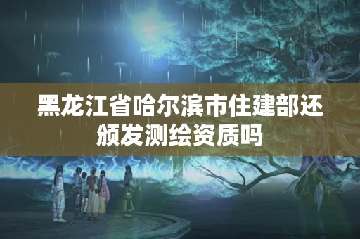 黑龙江省哈尔滨市住建部还颁发测绘资质吗