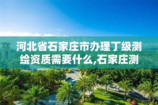 河北省石家庄市办理丁级测绘资质需要什么,石家庄测绘资质代办。