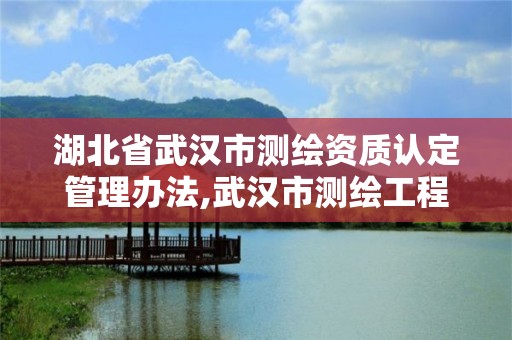 湖北省武汉市测绘资质认定管理办法,武汉市测绘工程技术规定。