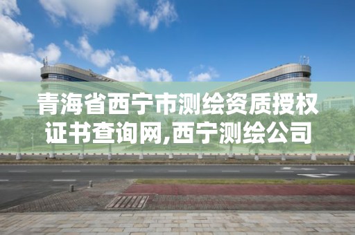 青海省西宁市测绘资质授权证书查询网,西宁测绘公司联系方式。