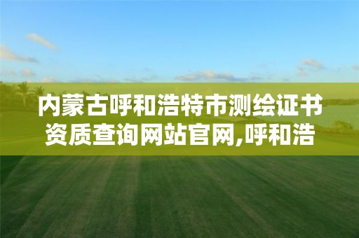 内蒙古呼和浩特市测绘证书资质查询网站官网,呼和浩特测绘院。