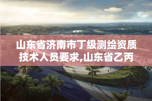 山东省济南市丁级测绘资质技术人员要求,山东省乙丙丁级测绘资质专业标准。