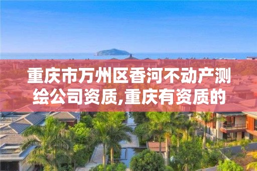 重庆市万州区香河不动产测绘公司资质,重庆有资质的房屋测绘机构。