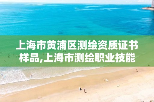 上海市黄浦区测绘资质证书样品,上海市测绘职业技能培训中心。