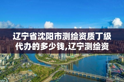 辽宁省沈阳市测绘资质丁级代办的多少钱,辽宁测绘资质单位。