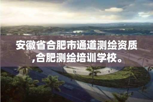 安徽省合肥市通道测绘资质,合肥测绘培训学校。