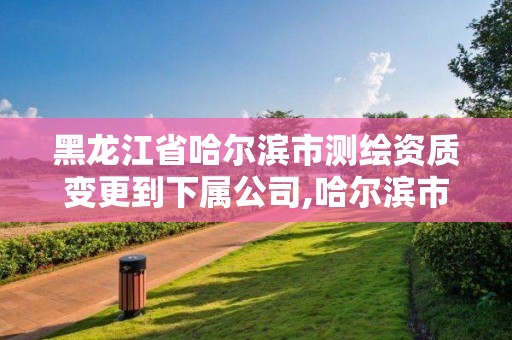 黑龙江省哈尔滨市测绘资质变更到下属公司,哈尔滨市勘察测绘研究院改制。