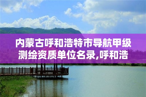 内蒙古呼和浩特市导航甲级测绘资质单位名录,呼和浩特测绘仪器店。