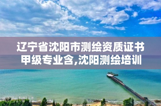 辽宁省沈阳市测绘资质证书甲级专业含,沈阳测绘培训。