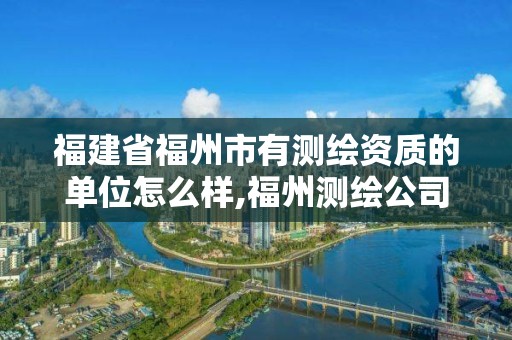 福建省福州市有测绘资质的单位怎么样,福州测绘公司排名。