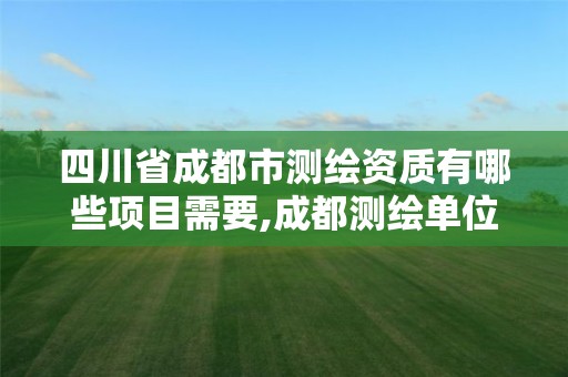 四川省成都市测绘资质有哪些项目需要,成都测绘单位集中在哪些地方。