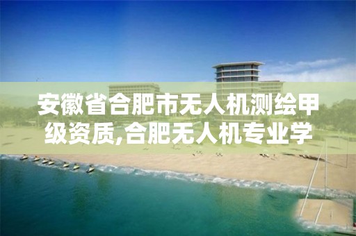 安徽省合肥市无人机测绘甲级资质,合肥无人机专业学校。