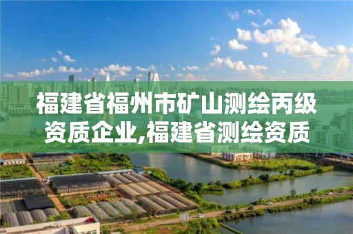 福建省福州市矿山测绘丙级资质企业,福建省测绘资质查询。