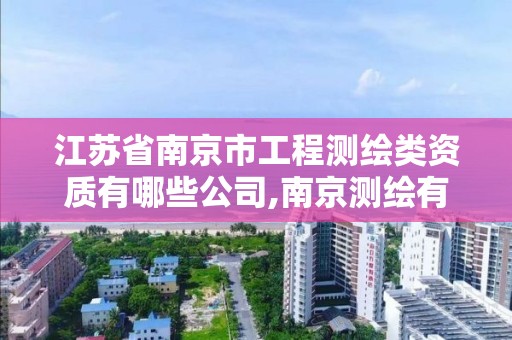 江苏省南京市工程测绘类资质有哪些公司,南京测绘有限公司。