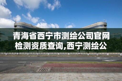 青海省西宁市测绘公司官网检测资质查询,西宁测绘公司有哪些。