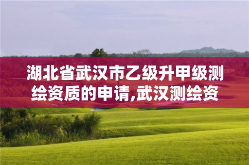 湖北省武汉市乙级升甲级测绘资质的申请,武汉测绘资质代办。