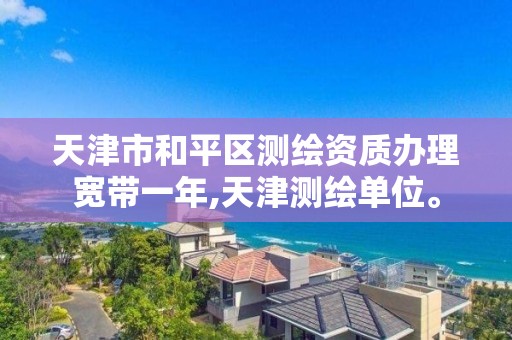 天津市和平区测绘资质办理宽带一年,天津测绘单位。