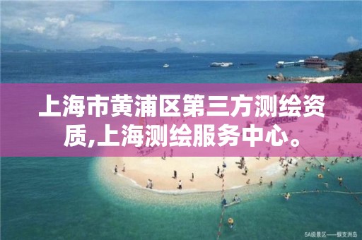 上海市黄浦区第三方测绘资质,上海测绘服务中心。