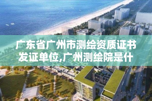 广东省广州市测绘资质证书发证单位,广州测绘院是什么单位。