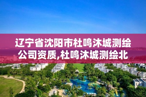 辽宁省沈阳市杜鸣沐城测绘公司资质,杜鸣沐城测绘北京有限公司。