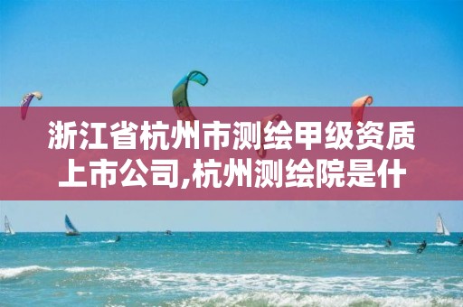 浙江省杭州市测绘甲级资质上市公司,杭州测绘院是什么单位。