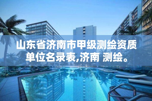 山东省济南市甲级测绘资质单位名录表,济南 测绘。