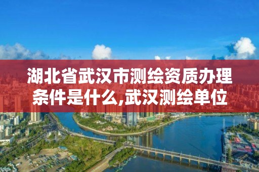 湖北省武汉市测绘资质办理条件是什么,武汉测绘单位。