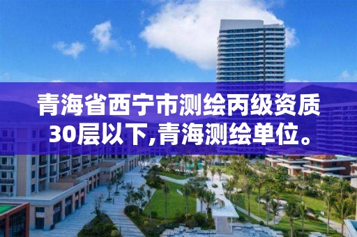 青海省西宁市测绘丙级资质30层以下,青海测绘单位。