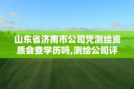 山东省济南市公司凭测绘资质会查学历吗,测绘公司评资质看诚信吗。