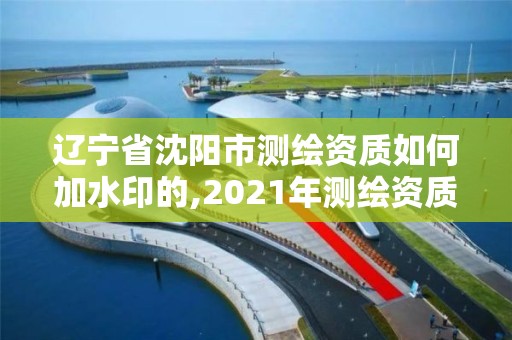 辽宁省沈阳市测绘资质如何加水印的,2021年测绘资质申报条件。