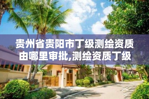 贵州省贵阳市丁级测绘资质由哪里审批,测绘资质丁级是什么意思。