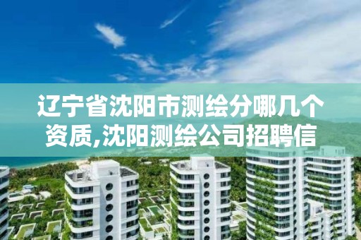 辽宁省沈阳市测绘分哪几个资质,沈阳测绘公司招聘信息最新招聘。