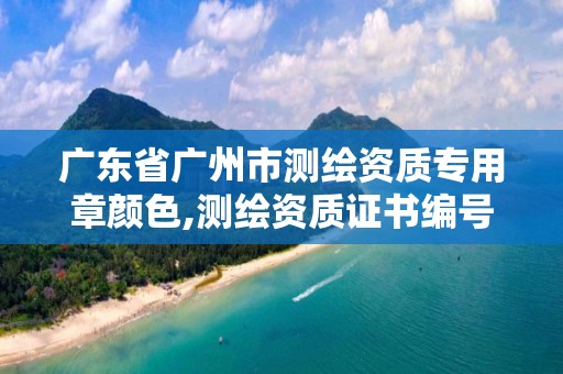 广东省广州市测绘资质专用章颜色,测绘资质证书编号形式。