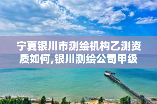 宁夏银川市测绘机构乙测资质如何,银川测绘公司甲级。