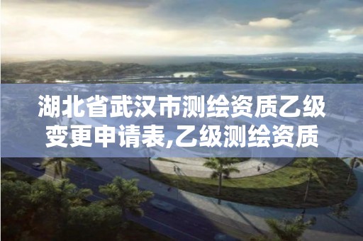 湖北省武汉市测绘资质乙级变更申请表,乙级测绘资质查询。