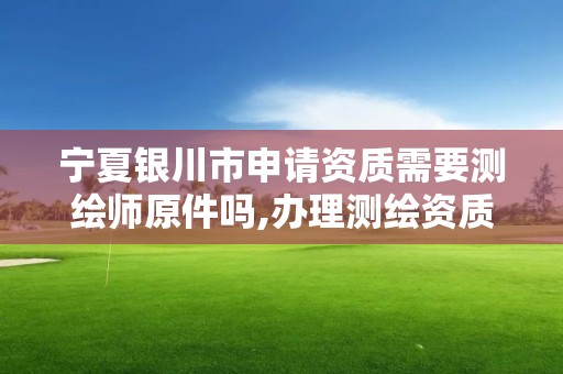 宁夏银川市申请资质需要测绘师原件吗,办理测绘资质要求。