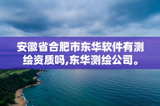 安徽省合肥市东华软件有测绘资质吗,东华测绘公司。