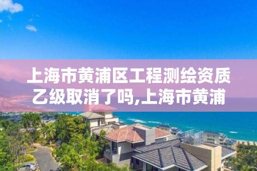 上海市黄浦区工程测绘资质乙级取消了吗,上海市黄浦区工程测绘资质乙级取消了吗。