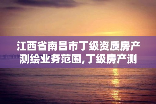 江西省南昌市丁级资质房产测绘业务范围,丁级房产测绘资质能测绘最大面积。