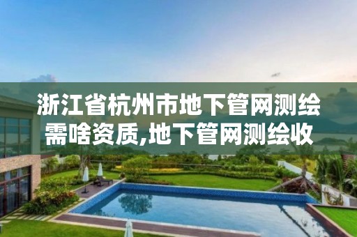 浙江省杭州市地下管网测绘需啥资质,地下管网测绘收费标准。