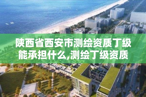 陕西省西安市测绘资质丁级能承担什么,测绘丁级资质人员要求。