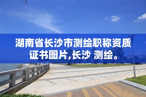 湖南省长沙市测绘职称资质证书图片,长沙 测绘。