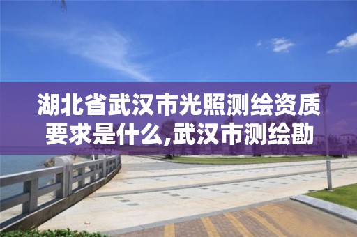 湖北省武汉市光照测绘资质要求是什么,武汉市测绘勘察设计甲级资质公司。