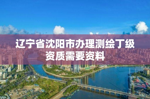 辽宁省沈阳市办理测绘丁级资质需要资料