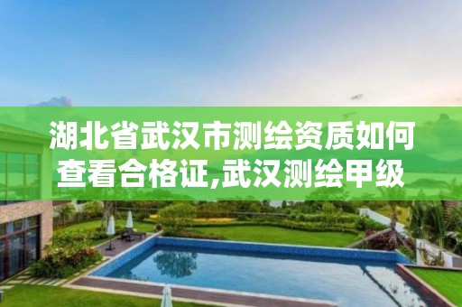 湖北省武汉市测绘资质如何查看合格证,武汉测绘甲级资质公司。