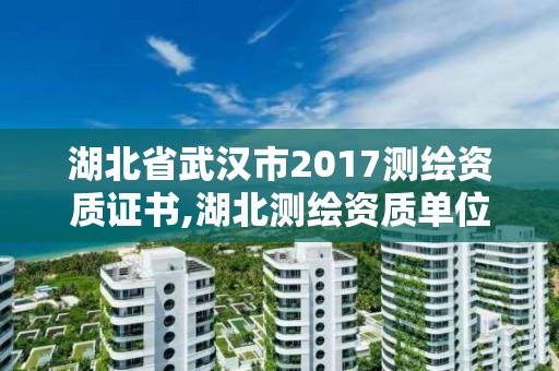 湖北省武汉市2017测绘资质证书,湖北测绘资质单位。